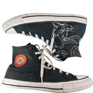 CONVERSE! CHUCK TAYLOR ALL STAR HIGH TOP "TUNE SQUAD" BUGS BUNNY SNEAKERS! SZ 9